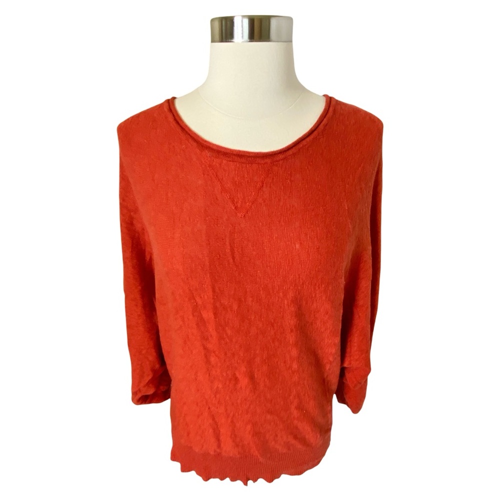 Xhilaration Red Oversized Knit Pullover - Size Large - Picture 4 of 5